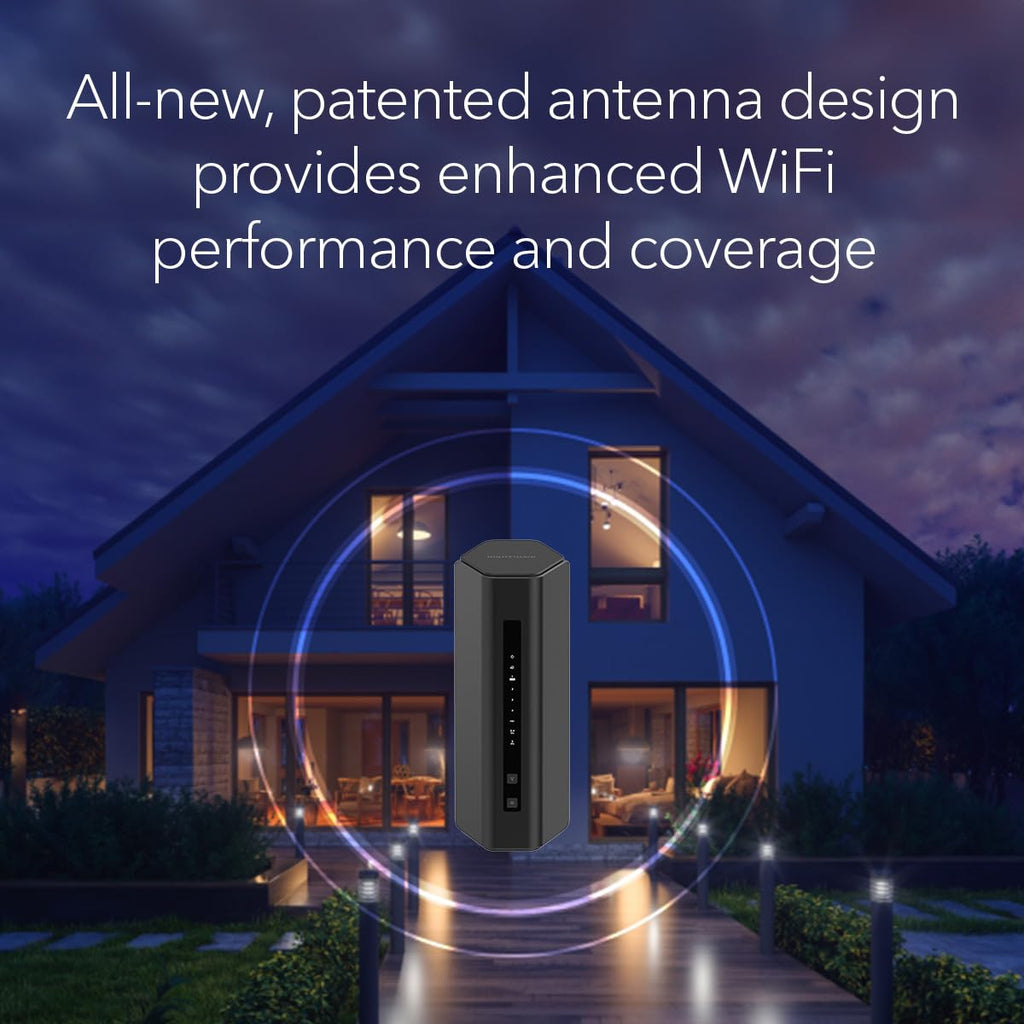 NETGEAR Nighthawk WiFi 7 Router RS180, Up to 2,500 sq ft, 5.5 Gbps