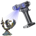 Creality 3D Scanner Raptor X for 3D Printing, 60fps 34 Cross Blue Laser & NIR WiFi 6 Consumer Handheld Scanner 0.02mm Accuracy, 24-Bit Fast Full-Color Scanning for Windows macOS