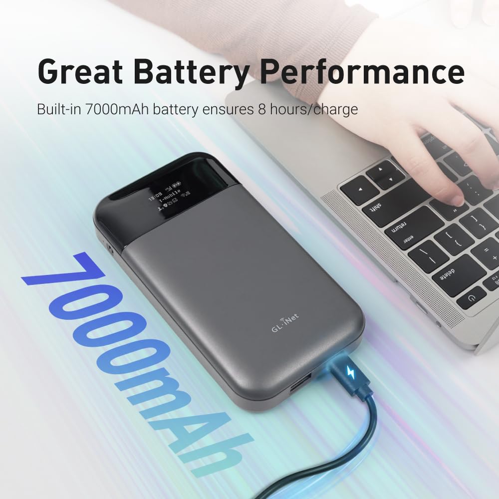 GL.iNet GL-E750V2 MUDI 4G LTE Portable Travel Router with SIM Card Slot