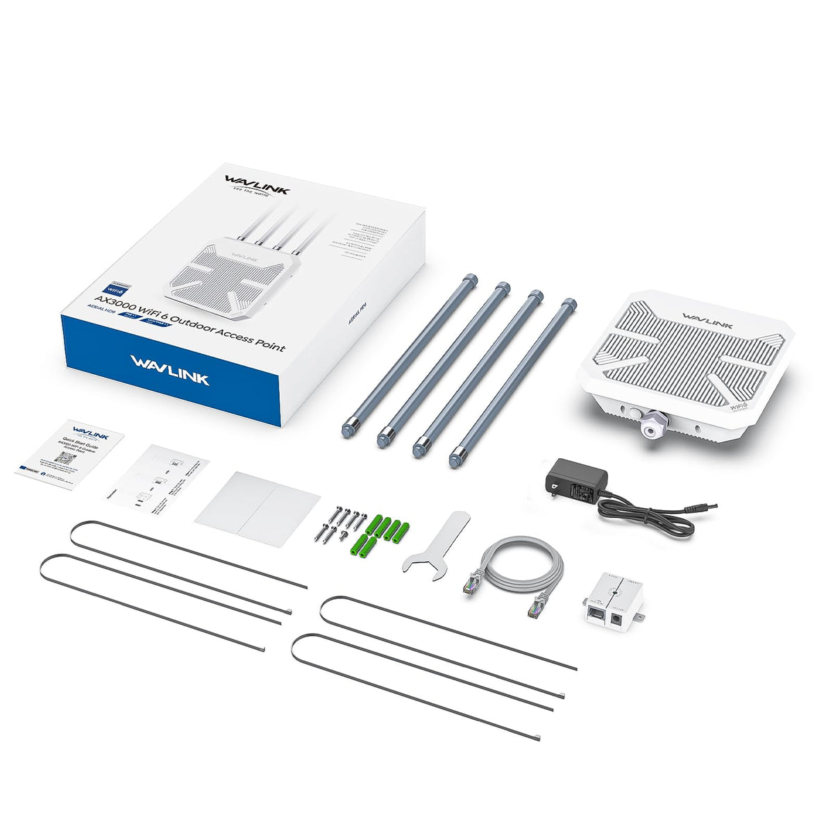 2026 WAVLINK AX3000 Outdoor WiFi 6 Extender, Outdoor WiFi Repeater