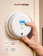 X-Sense Interconnected Smoke and CO Detector Combo, SC01-W, 3-Pack