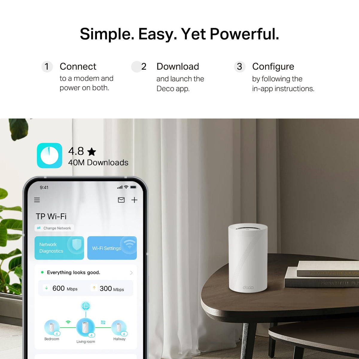 TP-Link Deco 7 Pro BE14000 Tri-Band Wi-Fi 7 Whole Home Mesh System