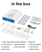 2026 WAVLINK AX1800 Outdoor WiFi 6 Extender Long Range, IP67 Weatherproof