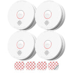SITERLINK Smoke Detectors with 9V Replaceable Battery UL217 GS509A 10 Pack