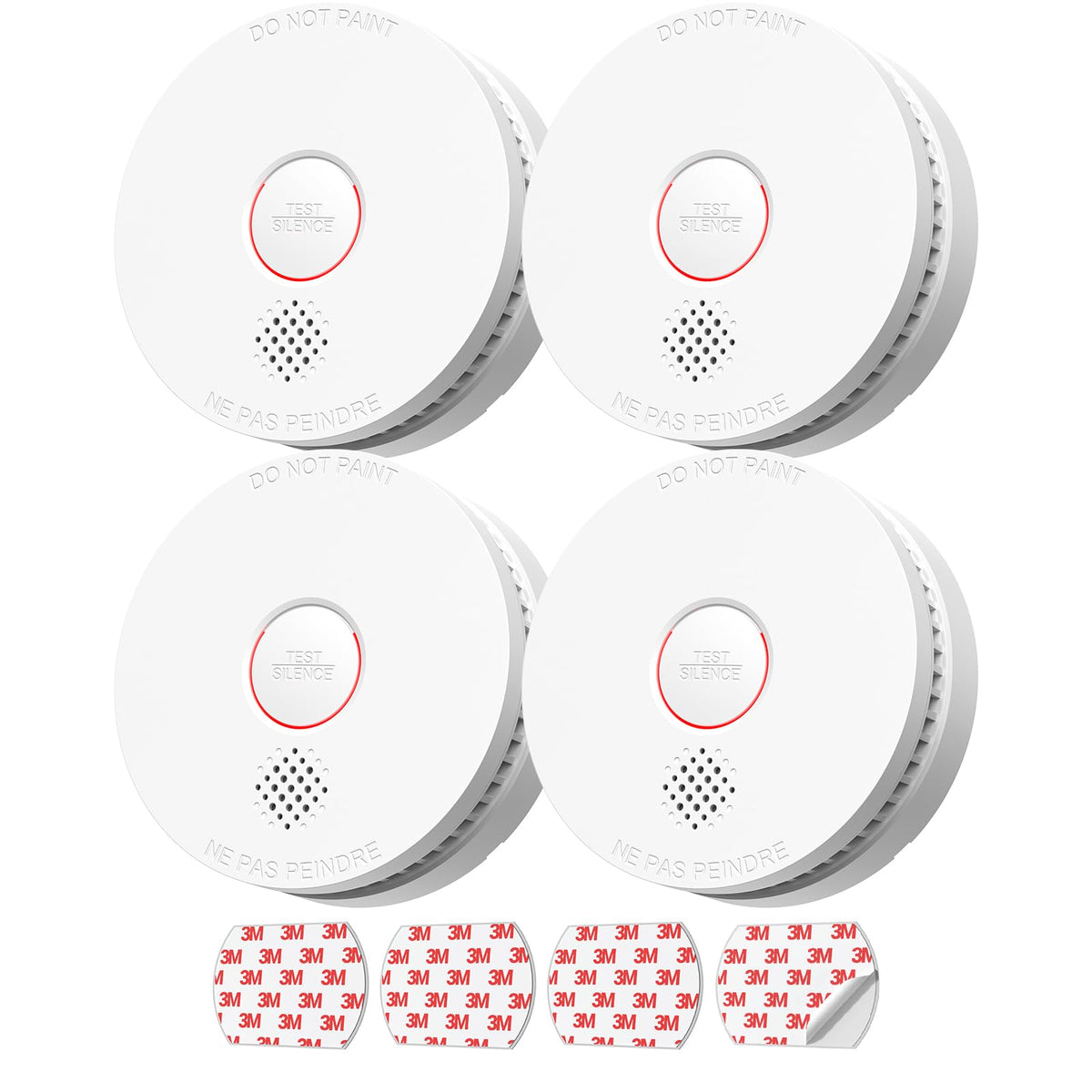 SITERLINK Smoke Detectors with 9V Replaceable Battery UL217 GS509A 10 Pack