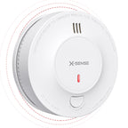 X-Sense Interconnected Smoke Detector, 10-Year Battery, SD19-W, 6-Pack