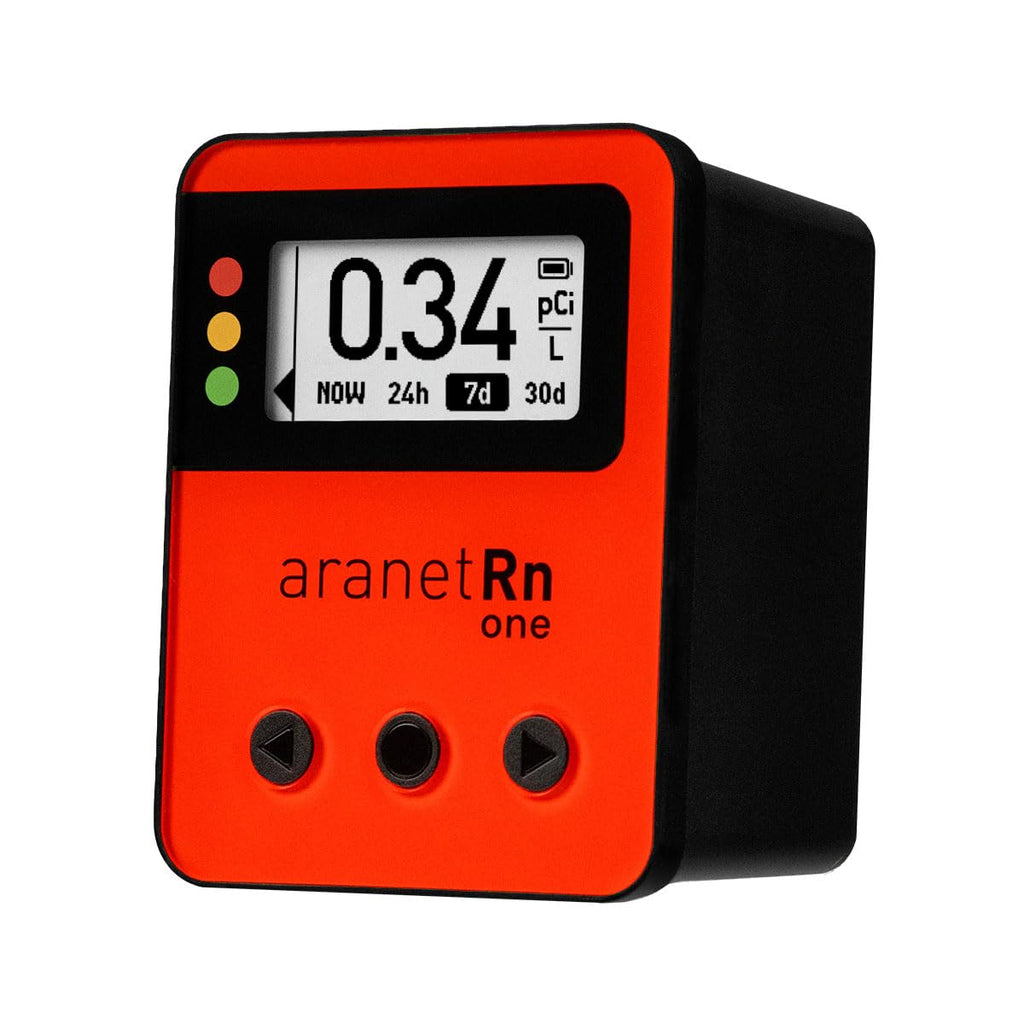 Radon One Home Radon Detector, Results Every 10 Minutes (White)