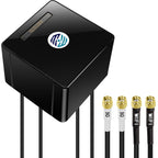 Maswell Combo 2X2 MIMO Antenna, Up to 6dBi, Omni 600-8000MHz, MIMO WiFi Networking and MIMO 3G 4G LTE 5G for Hotspots, Routers, Gateways, Verizon, AT&T, T-Mobile Home Internet, WiFi 7 Ready