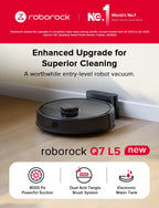 roborock Q7 L5 Robot Vacuum and Mop Combo, 8,000Pa Suction