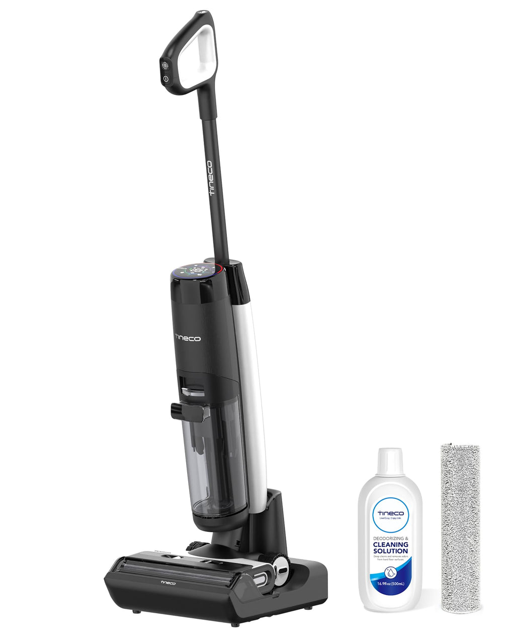 Tineco Floor ONE S7 FlashDry Smart Cordless Wet Dry Vacuum Cleaner, Long Runtime, Great for Sticky Messes, Self-Cleaning, 158℉Hot Air FlashDrying, Dual-Sided Edge Cleaning, Extended Battery Lifespan