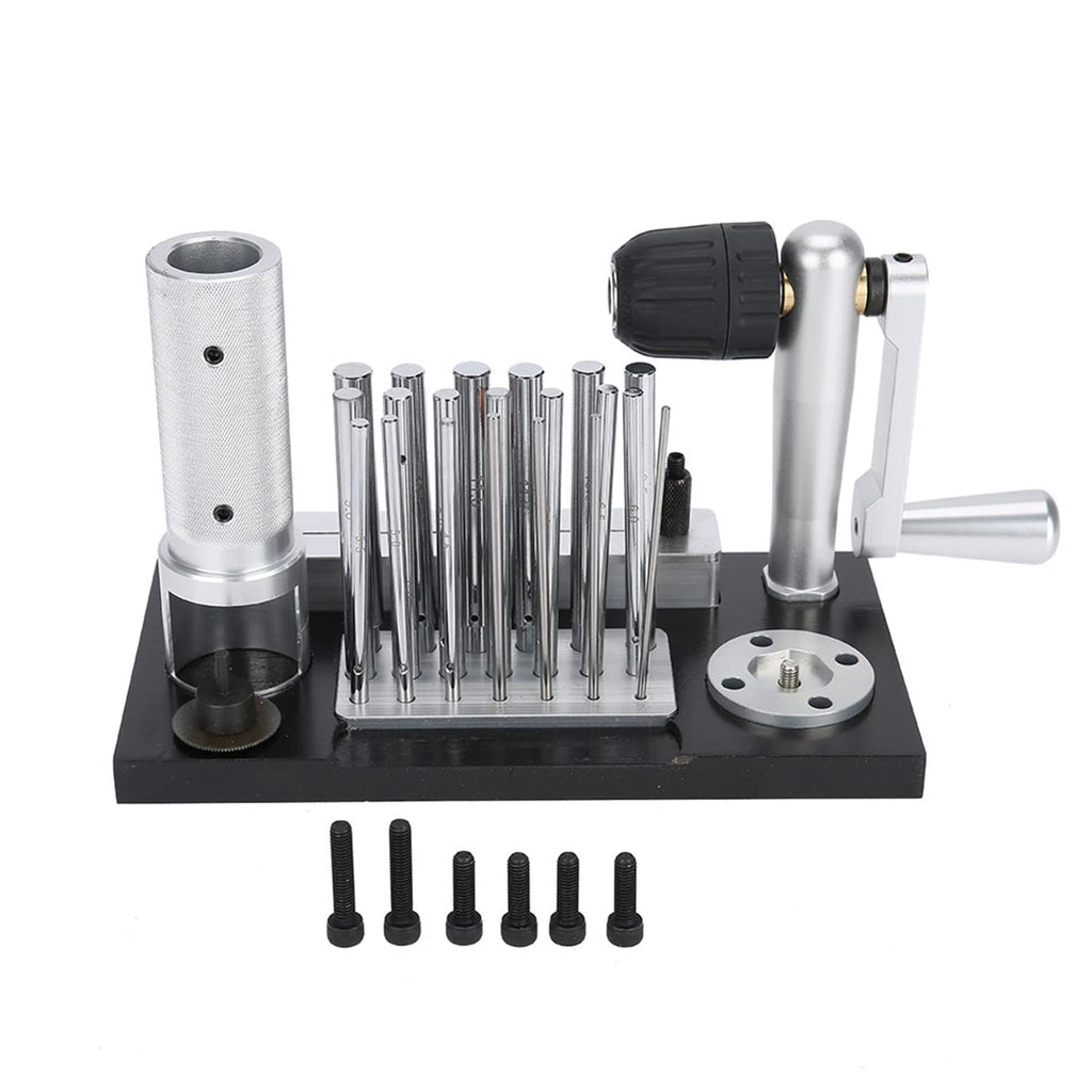 Pissente Jump Ring Maker Stainless Steel Jewelry Ring Tool with 20 Mandrels 2.5mm to 12mm Manual Easy Assemble for Jewelry Making Wire Wrapping Beading Users