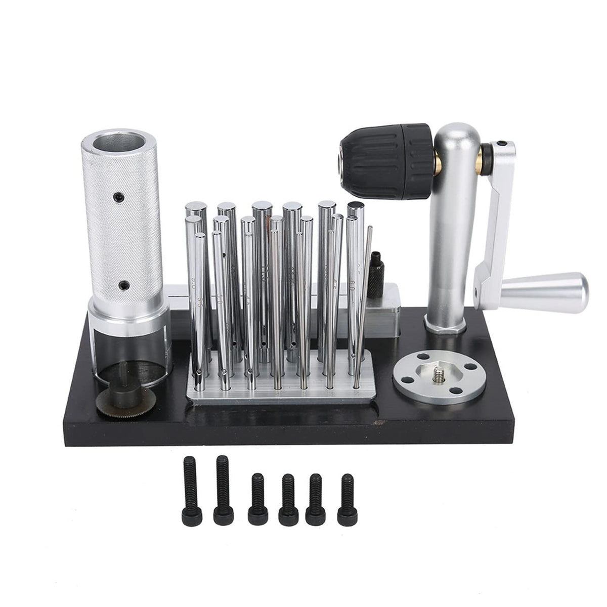 Pissente Jump Ring Maker Stainless Steel Jewelry Ring Tool with 20 Mandrels 2.5mm to 12mm Manual Easy Assemble for Jewelry Making Wire Wrapping Beading Users