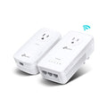 TP-Link AV1300 Powerline Ethernet Adapter WiFi Extender KIT- Passthrough