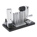 Pissente Jump Ring Maker Stainless Steel Jewelry Ring Tool with 20 Mandrels 2.5mm to 12mm Manual Easy Assemble for Jewelry Making Wire Wrapping Beading Users