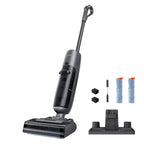 ILIFE D90 Cordless Wet Dry Vacuum Cleaner, Vacuum and Mop for Hard Floor, Sticky Messes and Pet Hair, Self-Cleaning, 2100 RPM Anti-Tangle Brush Roll, Dual Tanks, Up to 35 Mins Runtime,Black