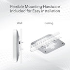 NETGEAR WAX610 Dual-Band WiFi 6 Access Point | GigE, 2.5 GigE | Insight Cloud Management | Cloud Care's 3-Year Warranty SupportPlus Included
