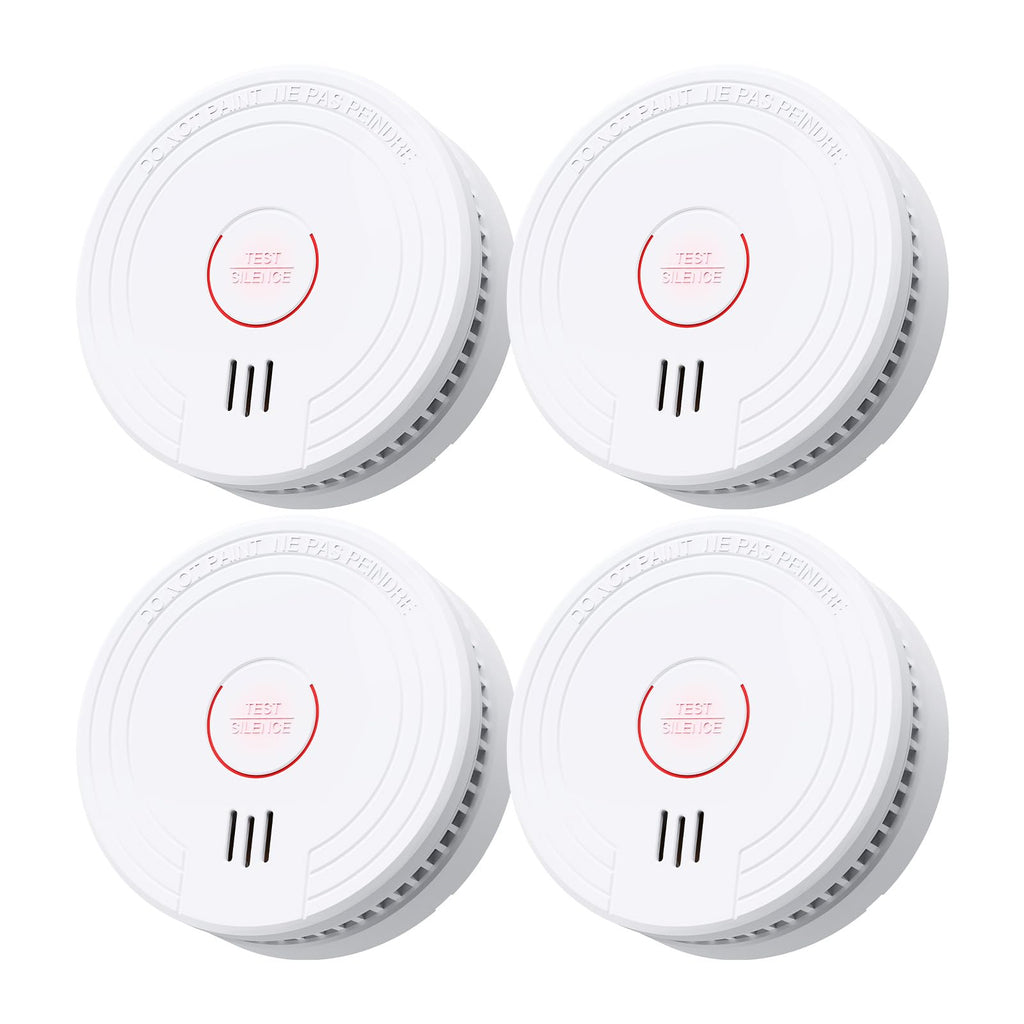 SITERLINK Smoke Detectors Replaceable Battery UL217,GS509A-2NCDR 8pack