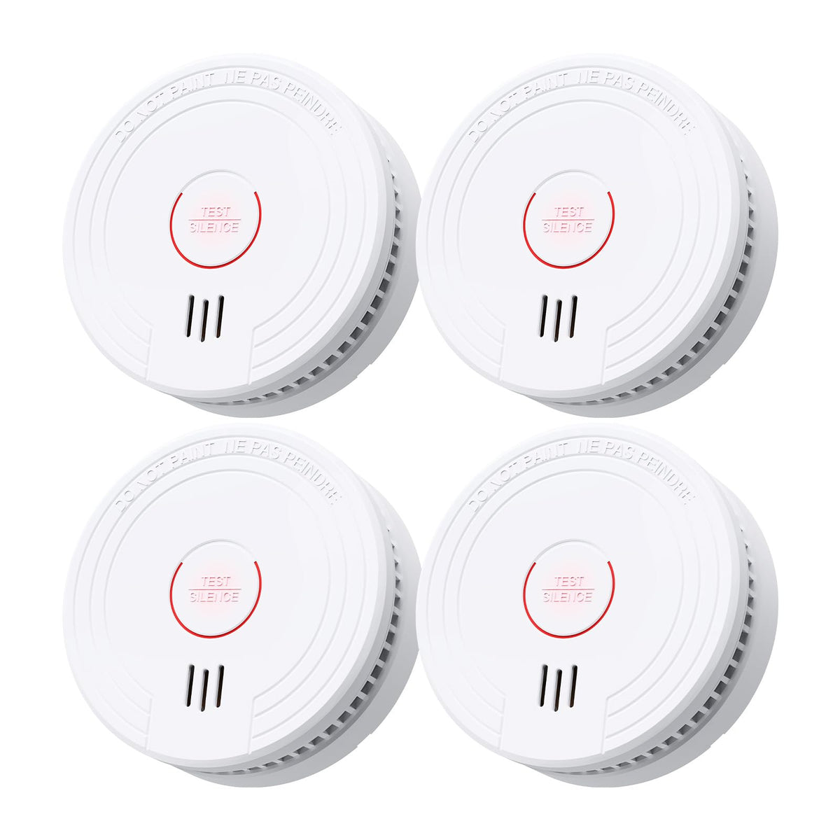 SITERLINK Smoke Detectors Replaceable Battery UL217,GS509A-2NCDR 12pack