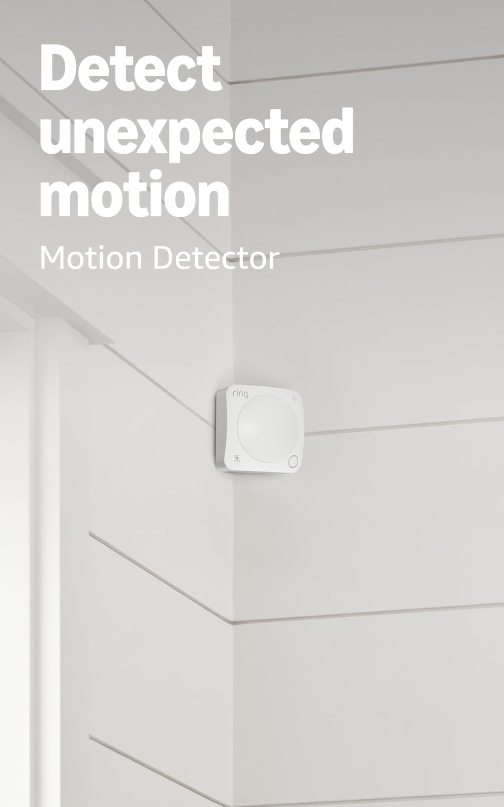 Ring Spotlight Cam Plus, Battery, White with 2 Window and Door Sensors (newest model) and Motion Detector (newest model)
