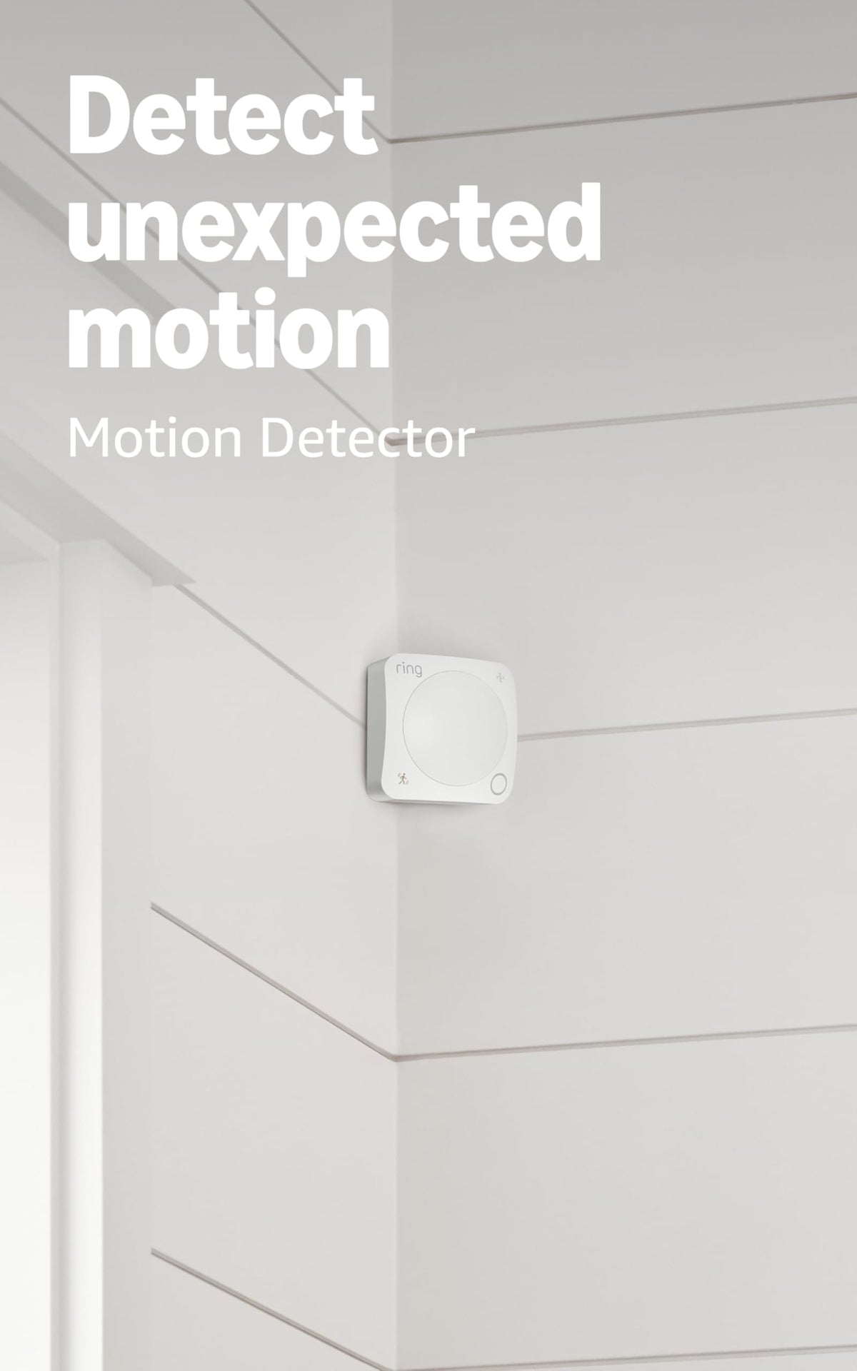 Ring Spotlight Cam Plus, Battery, White with 2 Window and Door Sensors (newest model) and Motion Detector (newest model)