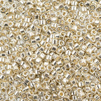 Miyuki Delica Seed Beads 11/0 Silver Galvanized 250 Grams