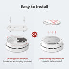 SITERLINK Smoke Detectors 10 Year Battery Backup UL217 ,GS525A 12 Pack