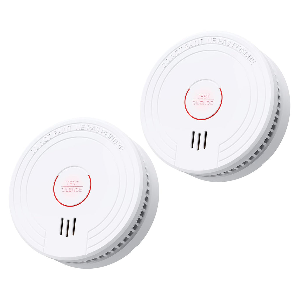 SITERLINK Smoke Detectors Replaceable Battery UL217,GS509A-2NCDR 8pack