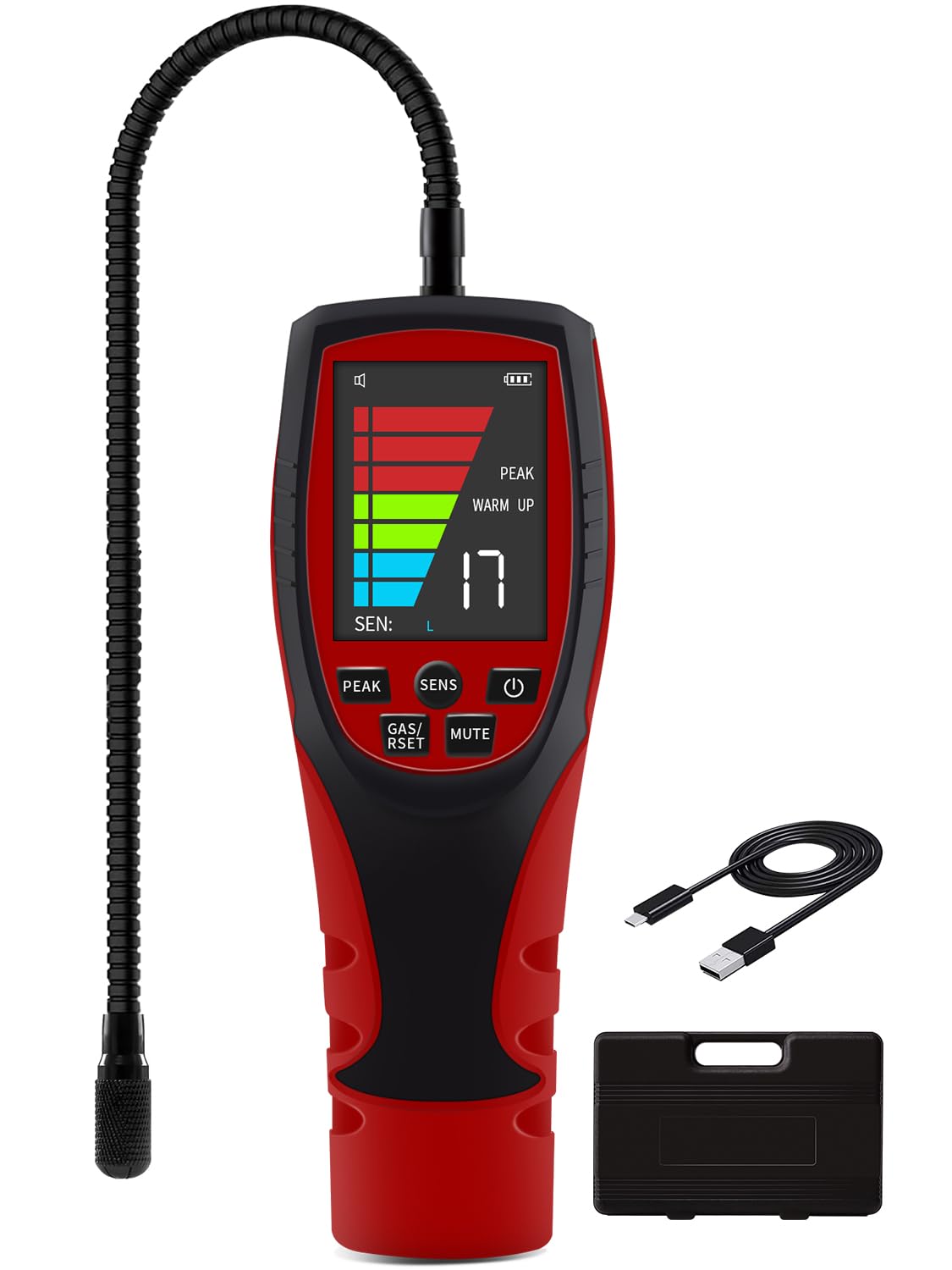 ALD-200PRO Professional Refrigerant Leak Detector for HVAC System