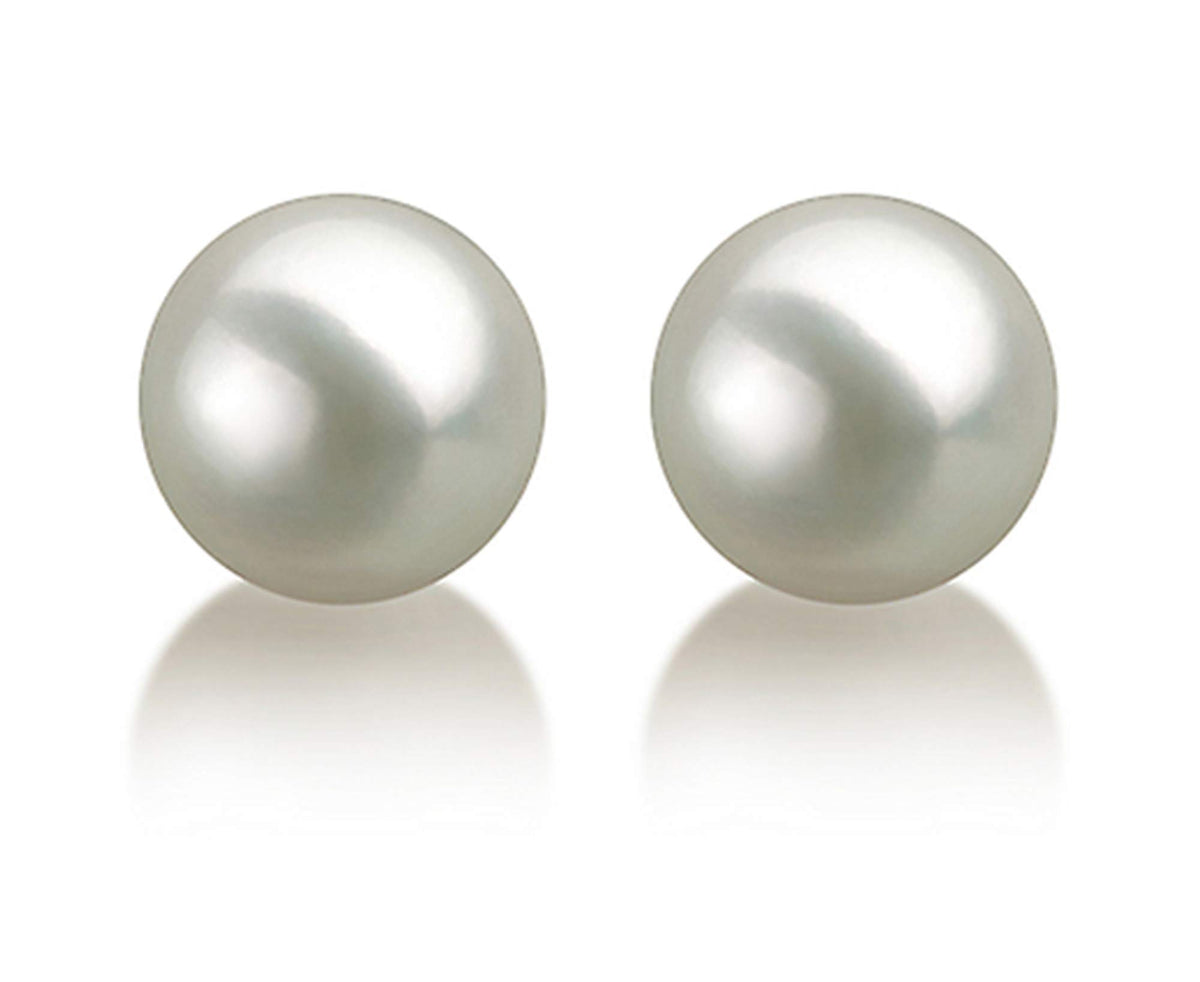 Pair of Japanese Freshwater Loose Cultured Pearls AAAA Graded White Color 5-10mm Half Drilled or Undrilled for Jewelry Making Rings, Pendants, Earrings Add On Beads – Orien Jewelry