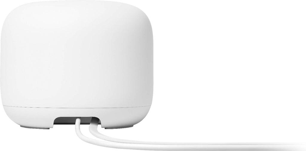 Google Nest WiFi - AC2200 (2nd Generation) Router and Add On Access Point Mesh Wi-Fi System (3-Pack, Snow) (Renewed)