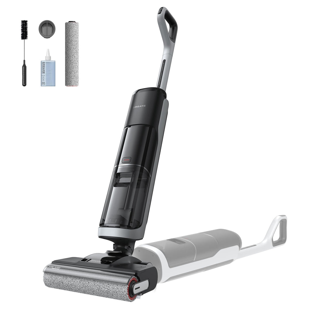 dreame H14 Pro Wet Dry Vacuum Cleaner, 180° Lie-Flat Vacuum Mop, 140°F Washing and Fast Hot Air Drying, Powerful 18kPa Suction Floor Cleaner Machine, Easy GlideWheel Movement, Smart App Control
