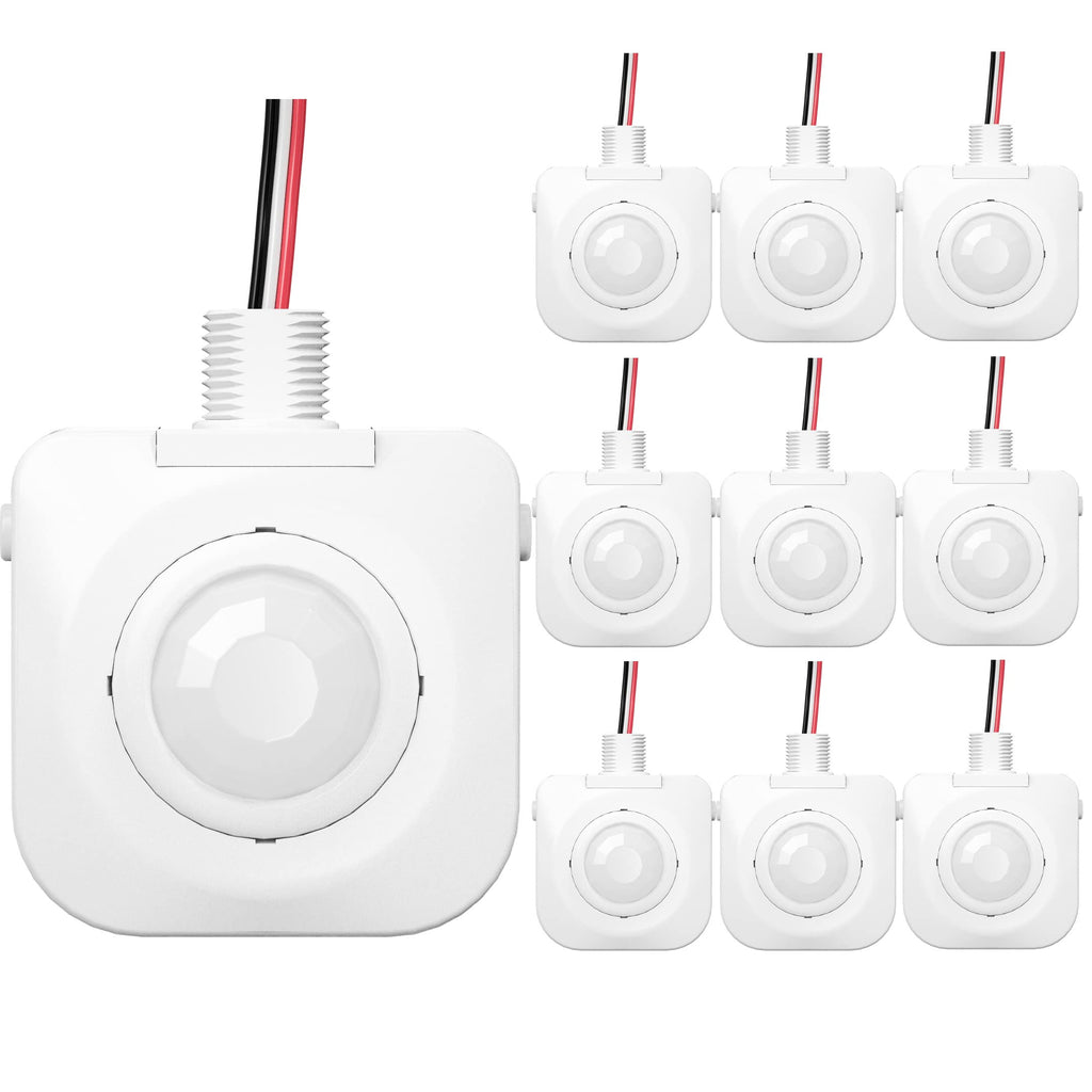 Ceiling Occupancy Motion Sensor, 10-Pack