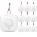 Ceiling Occupancy Motion Sensor, 10-Pack