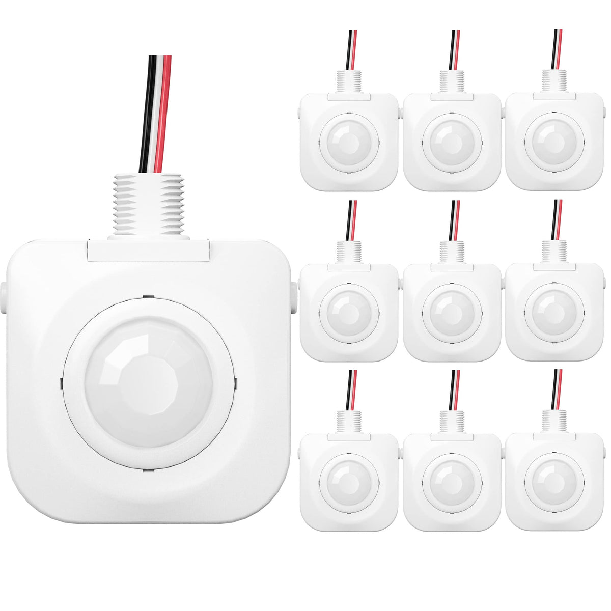 Ceiling Occupancy Motion Sensor, 10-Pack