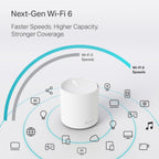 TP-Link Deco x20 Dual-Band WiFi 6 Mesh System, Deco X20 (3-Pack)