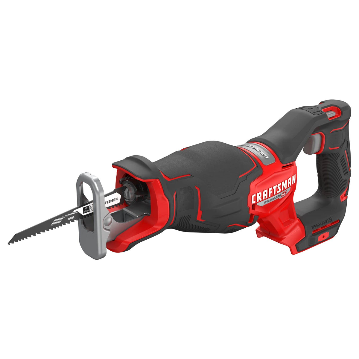 CRAFTSMAN V20 RP Cordless Reciprocating Saw, 3,200 RPM, 8 inch, Bare Tool Only (CMCS351B)