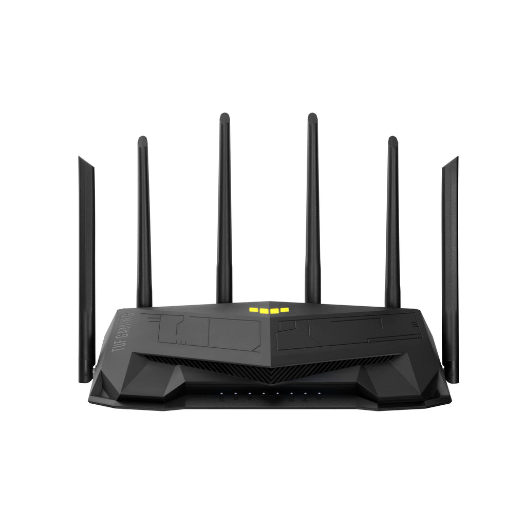 ASUS TUF Gaming WiFi 6 Router (TUF-AX6000) -Dedicated Gaming Port, Dual 2.5G Port, 3 Steps Port Forwarding, Extendable Router with AiMesh (Renewed)