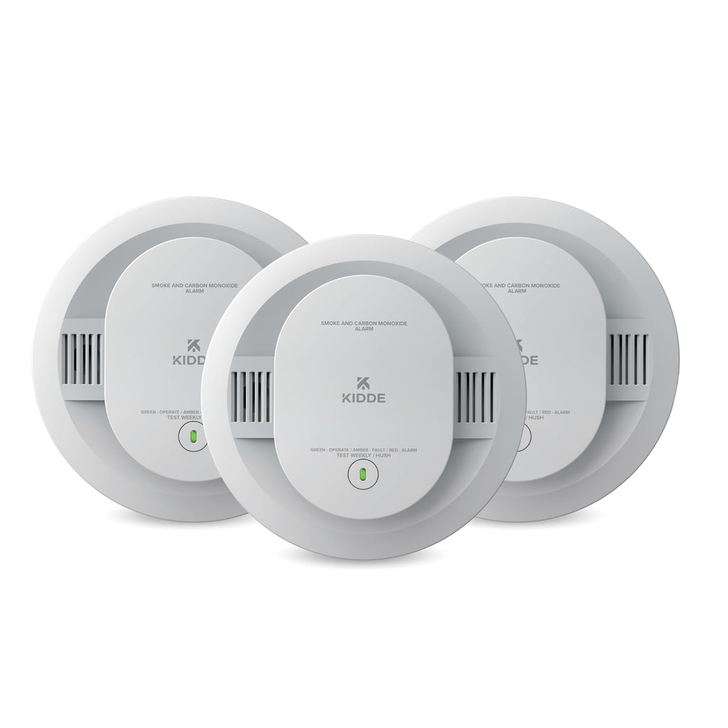 Kidde Smoke & Carbon Monoxide Detector, AA Battery-Powered, 30CUDR, 3 Pack