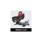 CRAFTSMAN V20 Cordless Sliding Miter Saw, 7-1/4 inch, Battery and Charger