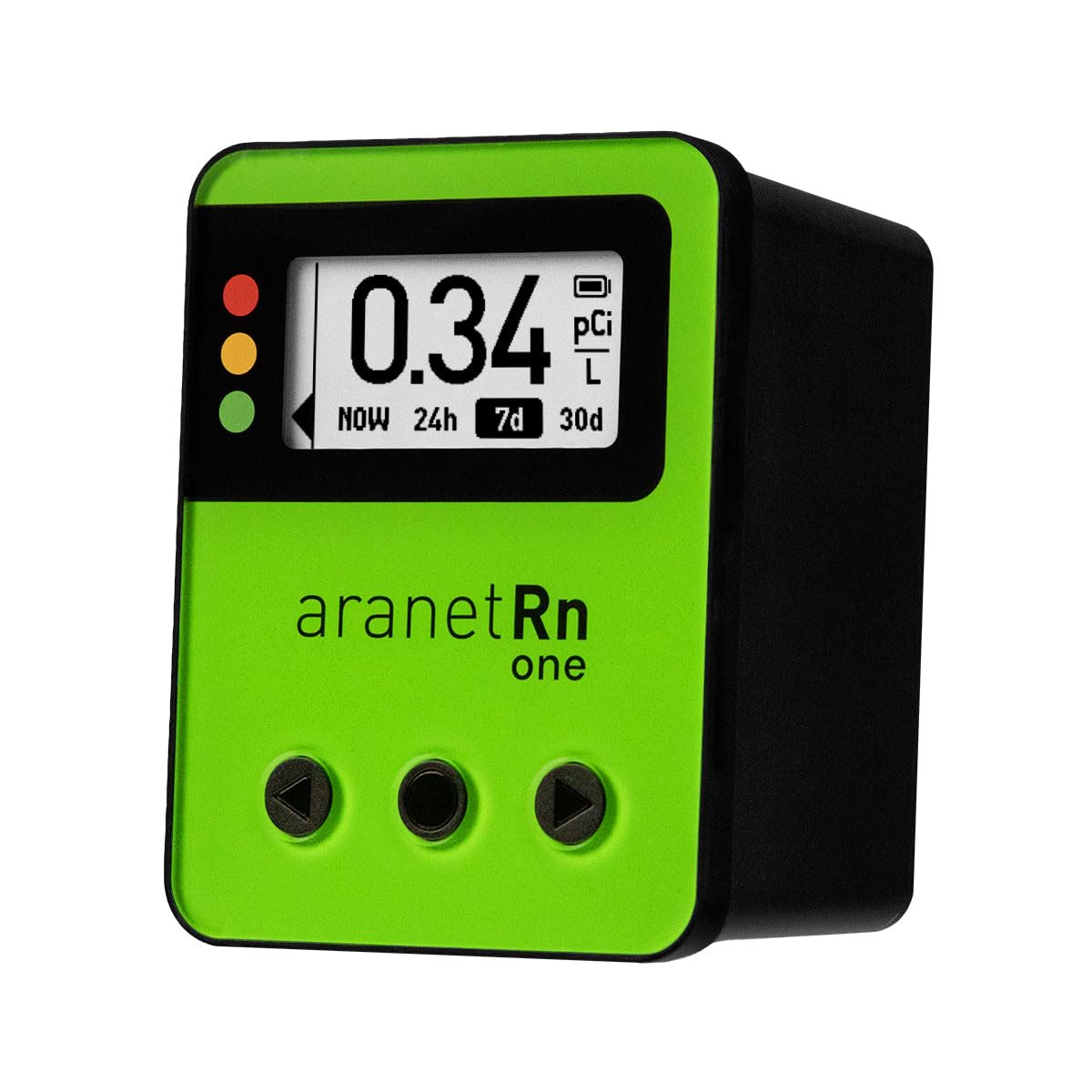Radon One Home Radon Detector, Results Every 10 Minutes (White)