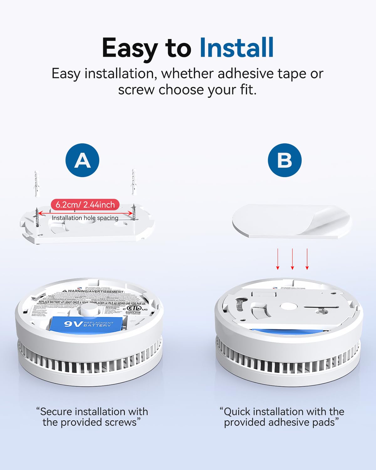 SITERWELL Smoke Detector, 10 Year Product Life Fire Alarm