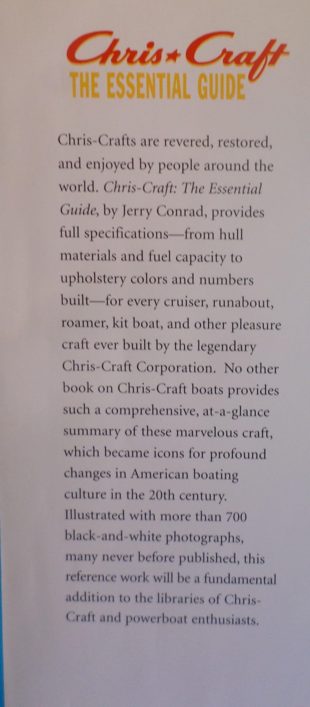 Chris*Craft: The Essential Guide