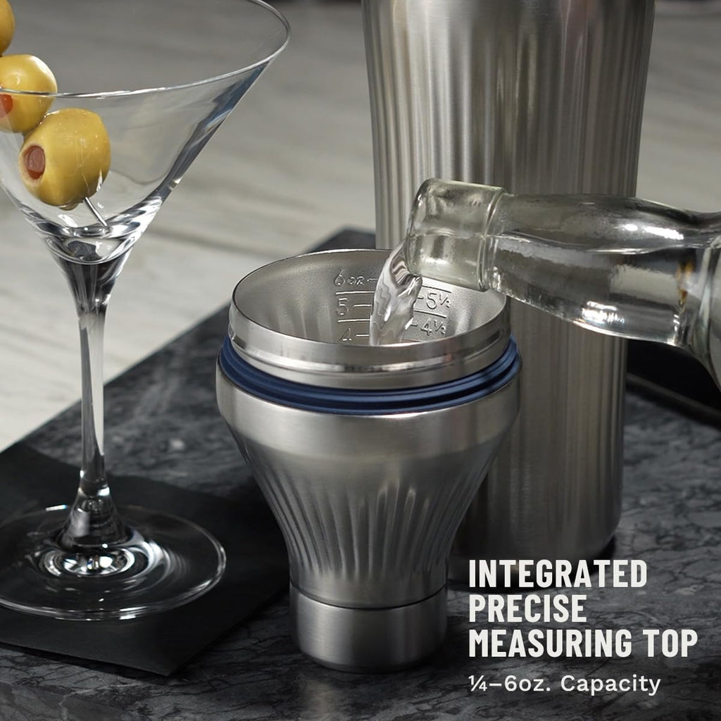 Diamond Edition Hybrid Cocktail Shaker Set, Stainless Steel, 28 oz