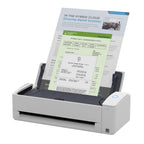 ScanSnap iX1300 Wireless or USB Double-Sided Color Document Scanner, White