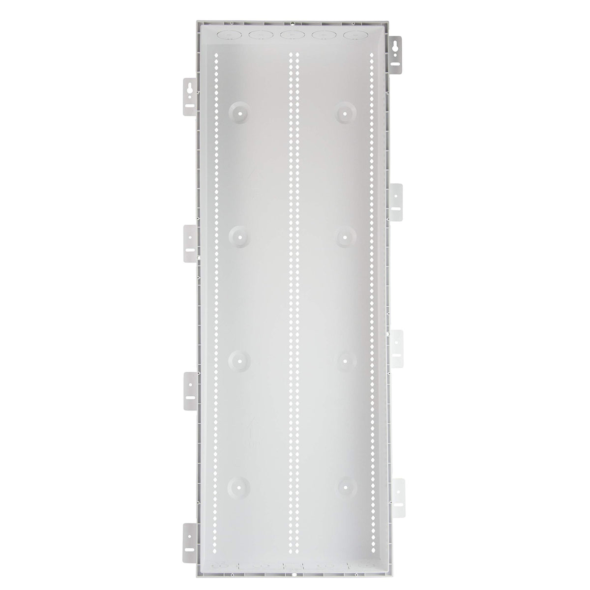 Legrand - OnQ 42 Inch Media Enclosure, Wifi Electrical Box, Cable Management Box for Distribution of Networking Service, Recessed Media Box Lets Signal Through, White, ENP4250-NA