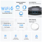 TP-Link AX3000 PoE Mesh WiFi 6, Deco X50-PoE (3-Pack)