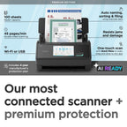 ScanSnap iX2500 Premium Wireless or USB High-Speed Document Scanner