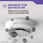 Kidde Smoke & Carbon Monoxide Detector, AA Battery-Powered, 30CUDR, 3 Pack