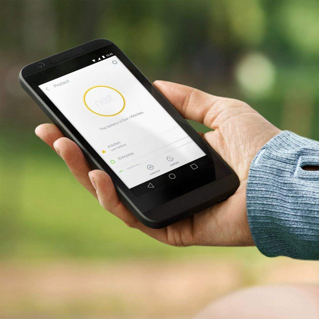 Google Nest Protect - Smoke Alarm - Smoke Detector and Carbon Monoxide Detector - Wired, White