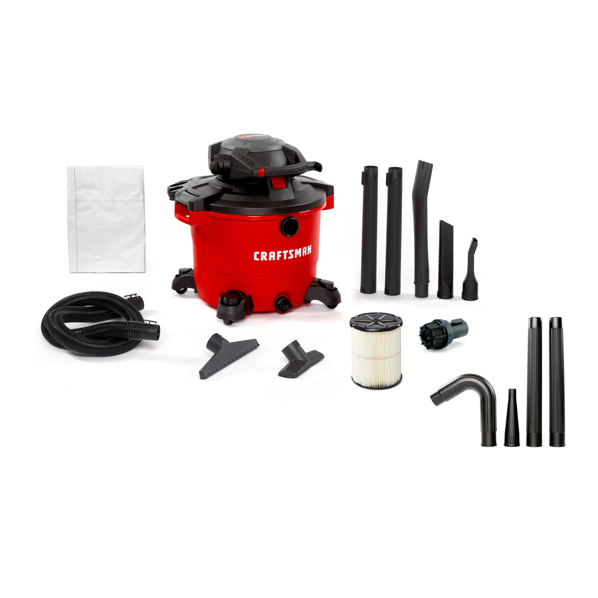 CRAFTSMAN CMXEVBE17607 16 Gal. 6.5 Peak HP Wet Dry Vac with Detach Blower